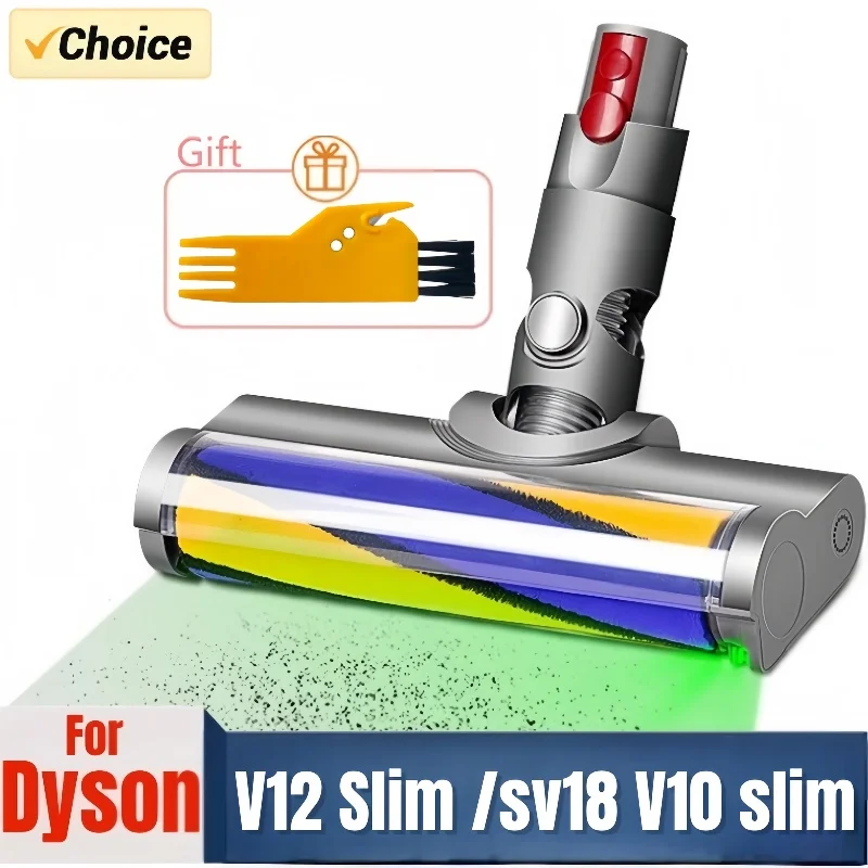 Voor Dyson V7 V8 V10 V11 V15 V6 V12Slim SV18 V10Slim G5 Draadloze Stofzuigers Eguipped met LED Zachte Roller cleaner Hoofd
