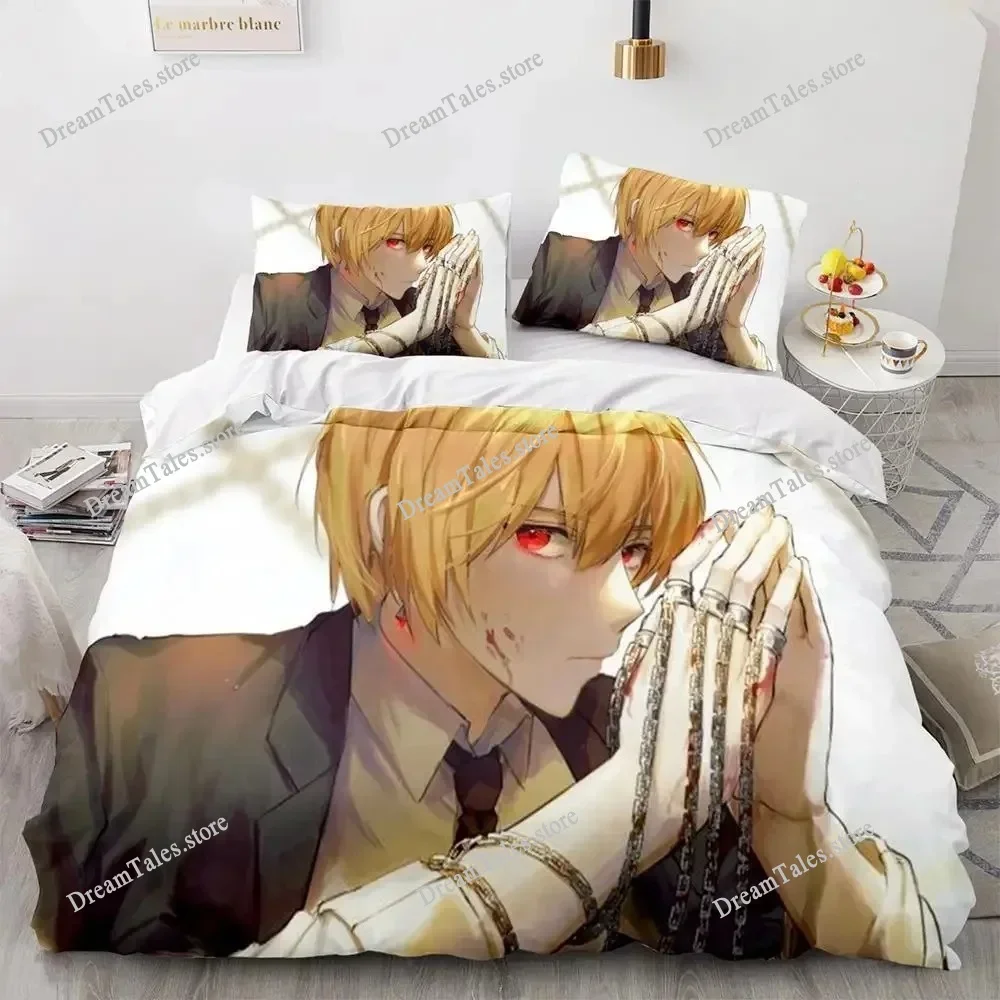 

3D Printed Anime Hunter × Hunter Bedding Set Duvet Cover Bedroom Comforter Single Twin King _Size Quilt Cover Home Textiles
