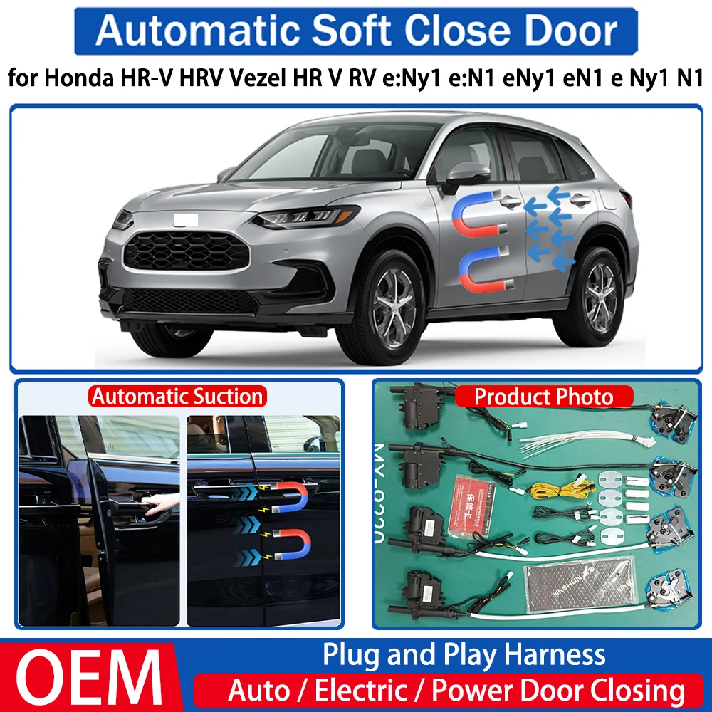 for Honda HR-V HRV Vezel HR V RV e:Ny1 e:N1 eNy1 eN1 e Ny1 N1 Car Automatic Soft Close Door Electric Suction Auto Power Closing