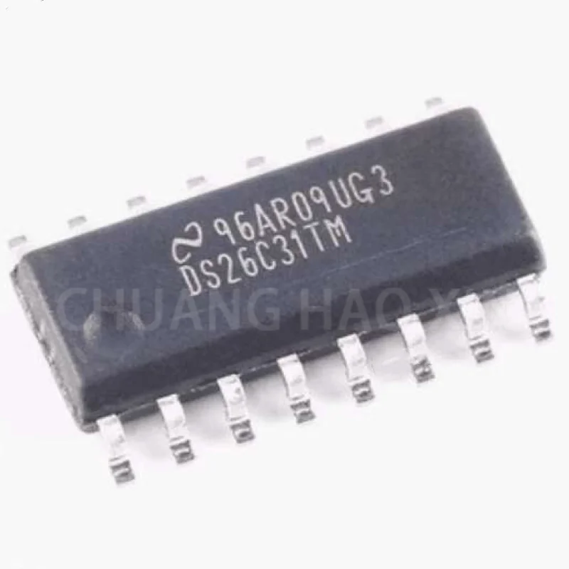 10PCS/NEW Original Genuine DS26C31TMX DS26C31TMX/NOPB SOIC-16 Quad Tri-State Differential Line Driver IC