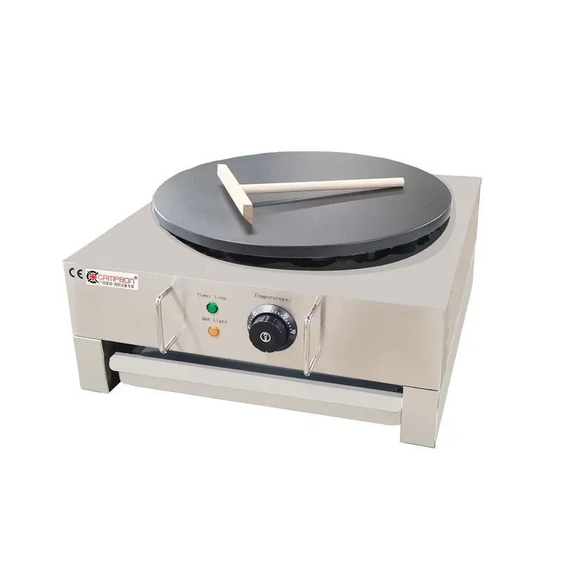 Smooth cooking surface, versatile cooking performance, electric pancake maker, perfect for pancakes and thin breads Campbon
