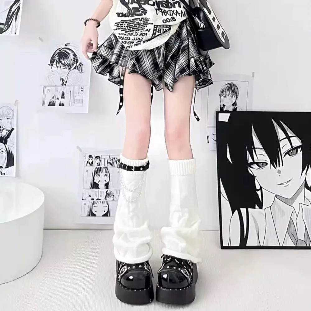 

Новые вязаные гетры, вязаные крючком холодостойкие длинные носки, гетры для ног, осень-зима