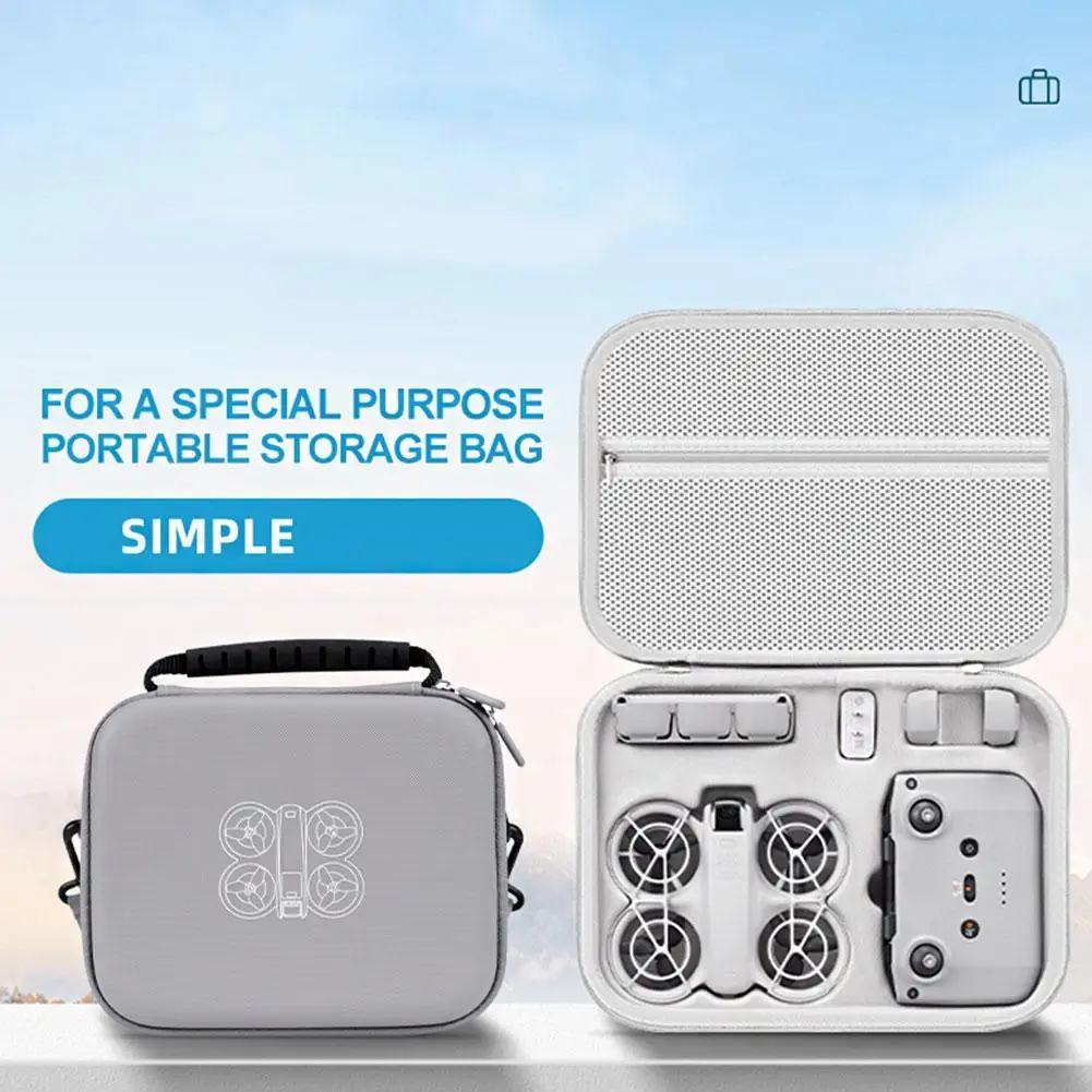 For DJI NEO Integrated Waterproof Storage Bag Portable Anti-drop Anti-scratch Shock-absorbing Dust-proof Independent Compartment