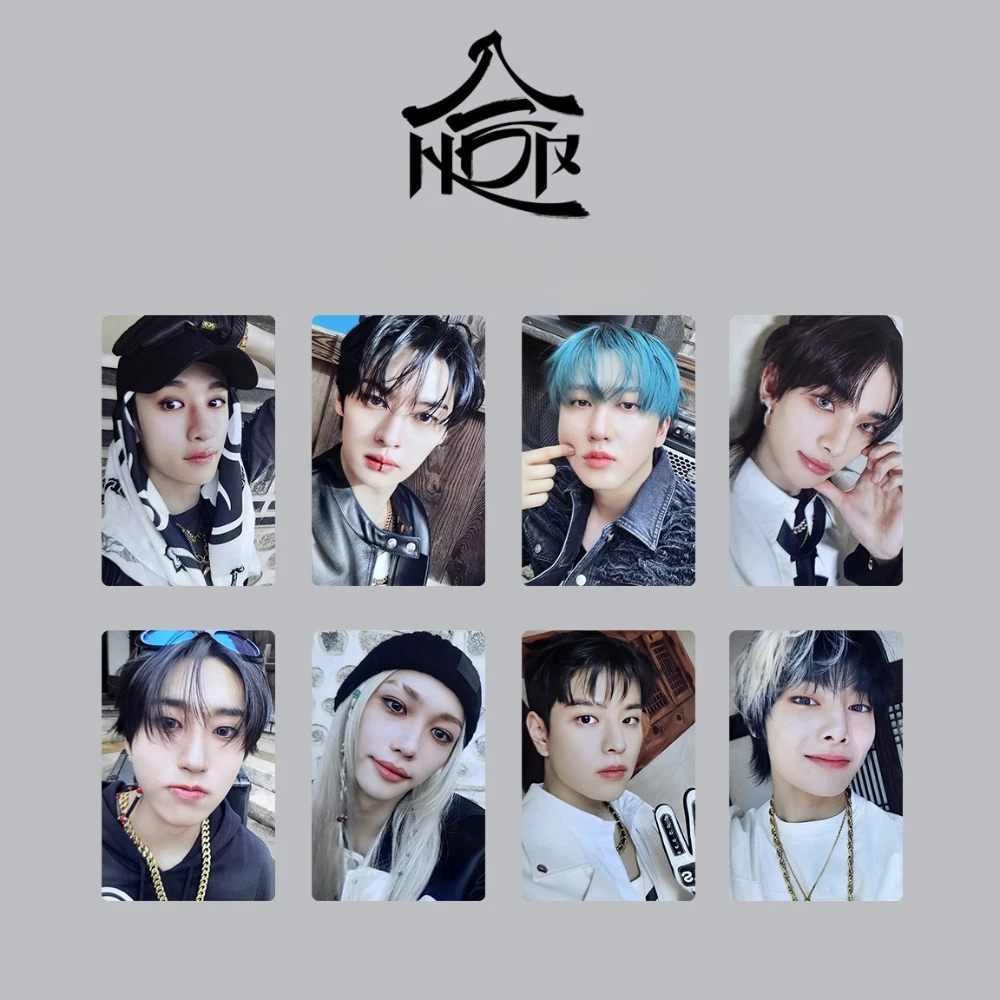 Kpop Idols Group New Album HIPTAPE (HOP) LOMO Card Felix Hyunjin Lee Know I.N Bangchan Seungmin Han Changbin Photo Card Fan Gift