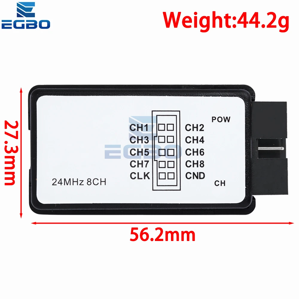 EGBO USB 24 ميجاهرتز 8 قناة 24 متر/ثانية مصححة ل ARM FPGA 24 متر 8CH