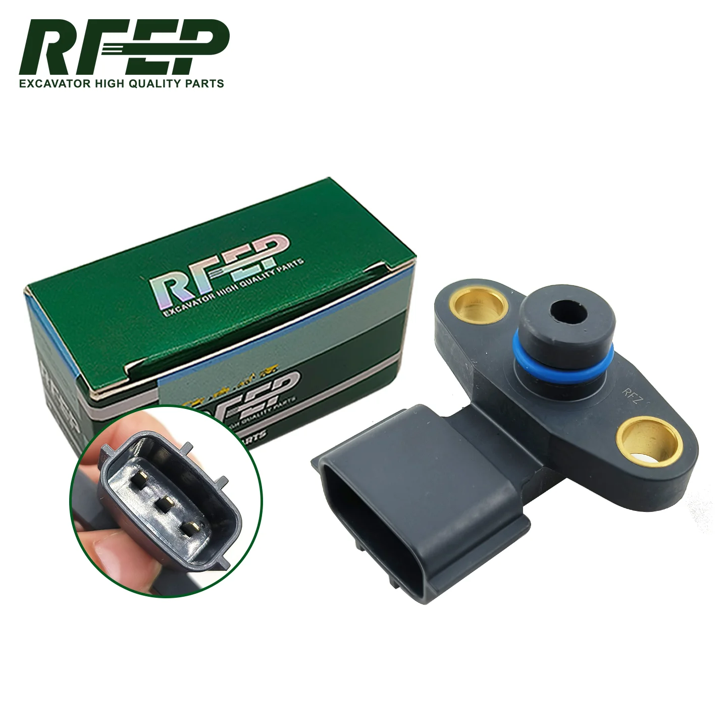 RFEP Intake Manifold Pressure Sensor MAP Sensor 6261-81-2700 For Komatsu PC400-7 Excavator Replacement Spare Parts