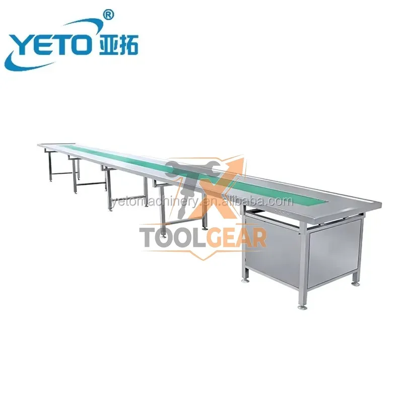 2026hotsale* Stainless Steel Conveyor Belt Bottles Boxed Cans Jars Automatic Production Packing Line Conveyor