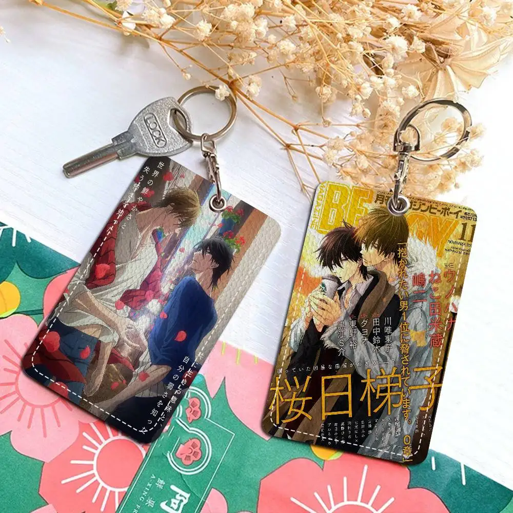 Dakaretai Otoko 1-i Ni Odosarete Imasu المفاتيح حاملي بطاقات كيرينغ البنك حافلة معرف بطاقات الائتمان سلاسل حلقية رئيسية #1