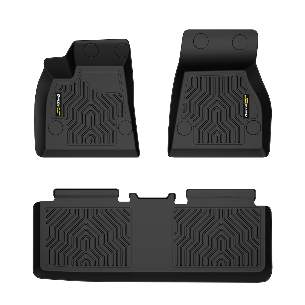 Fit For 2015-2020 Tesla Model S All Weather TPE Floor Mats Protection Liners
