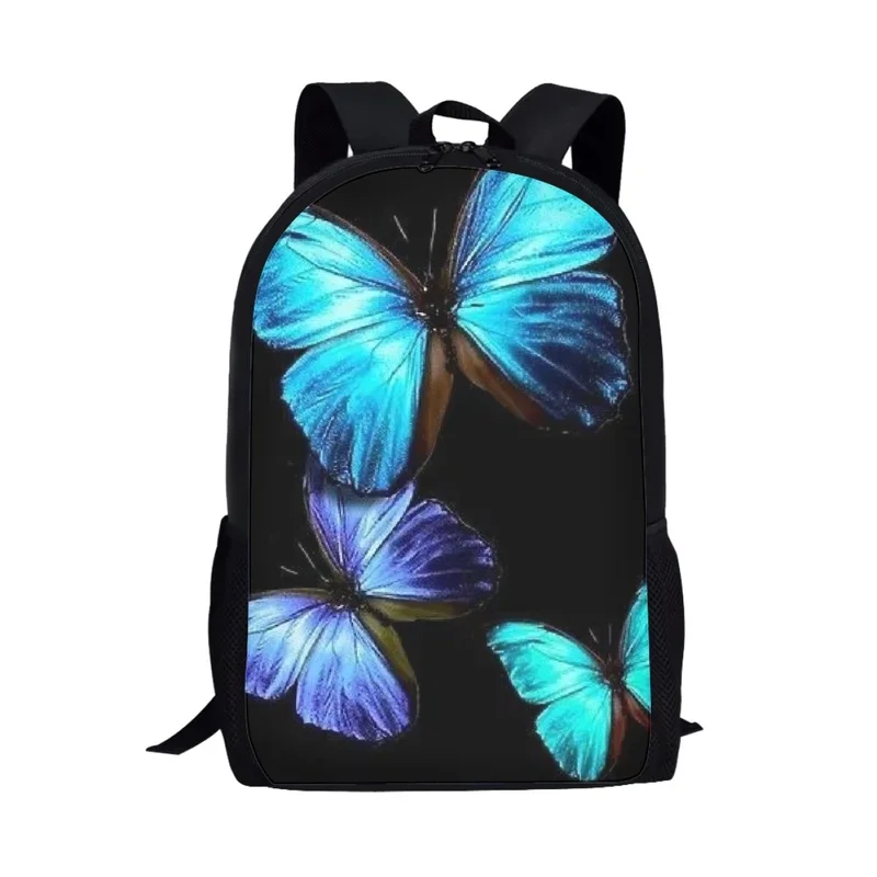 Magnifiques sacs d'école papillon pour adolescents, sac à dos pour étudiants, sacs d'école pour enfants, garçons et filles, inftalk l, sac de livre pour enfants, 16 amaran