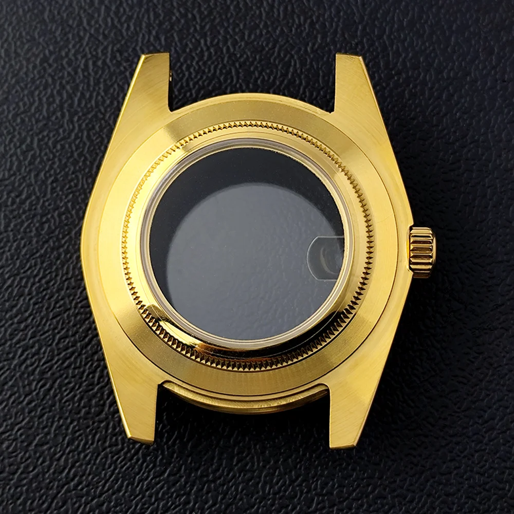 36/39MM Steel Watch Case FIT NH35 NH36 Movement/Dial Watch Accessories Automatic Movement Watch Box Mens Watch Replace