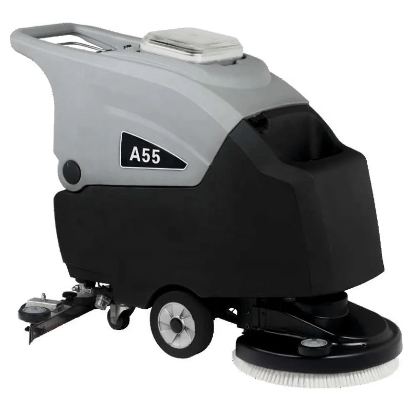 A55 Push-behind Floor Scrubber Simply Press The Brush Switch To Assemble Brush And Turn Off The Machine To Release The Brush