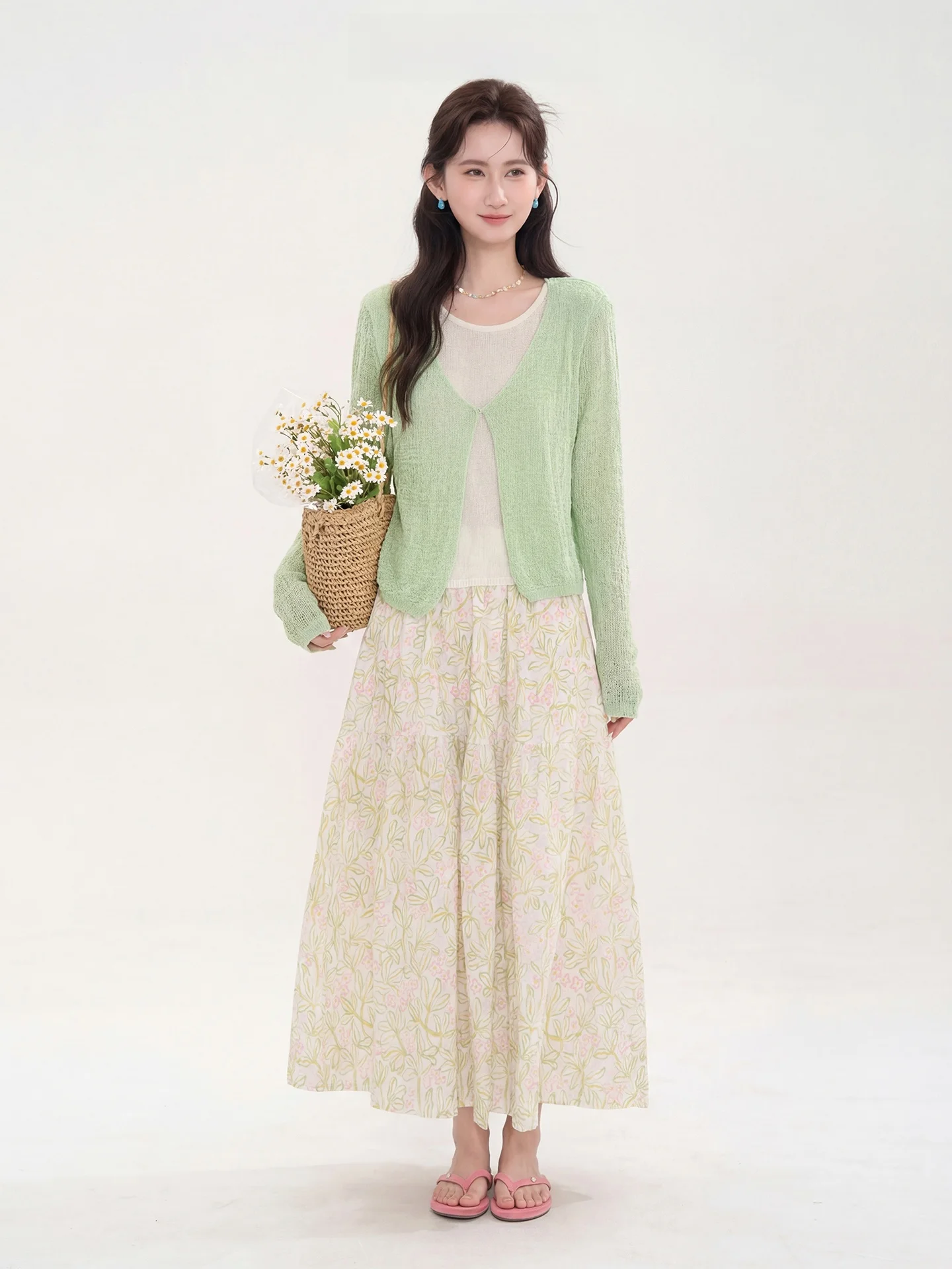 Heme Knitted Open Cardigan Top - Longline Cardigan Knit recension och pris