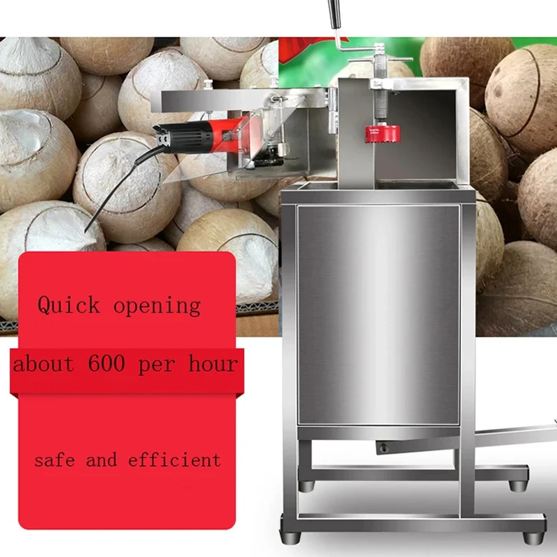 Efficient Easy to Operate Coconut Cutting Machine Shell Opening Machine Commercial Coconut Machine for Kitchen