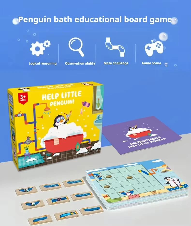 Brinquedo de treinamento de pensamento espacial de jogo de tabuleiro infantil