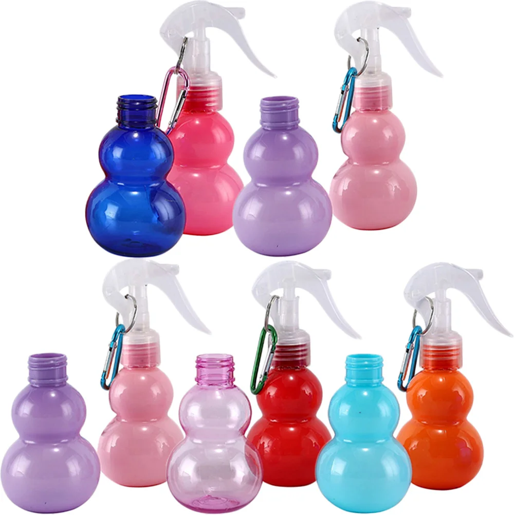 10Pcs Durable Pet Travel Bottles Leakproof Mist Spray Containers with Carabiner for Outdoor Trips Travel Bottles