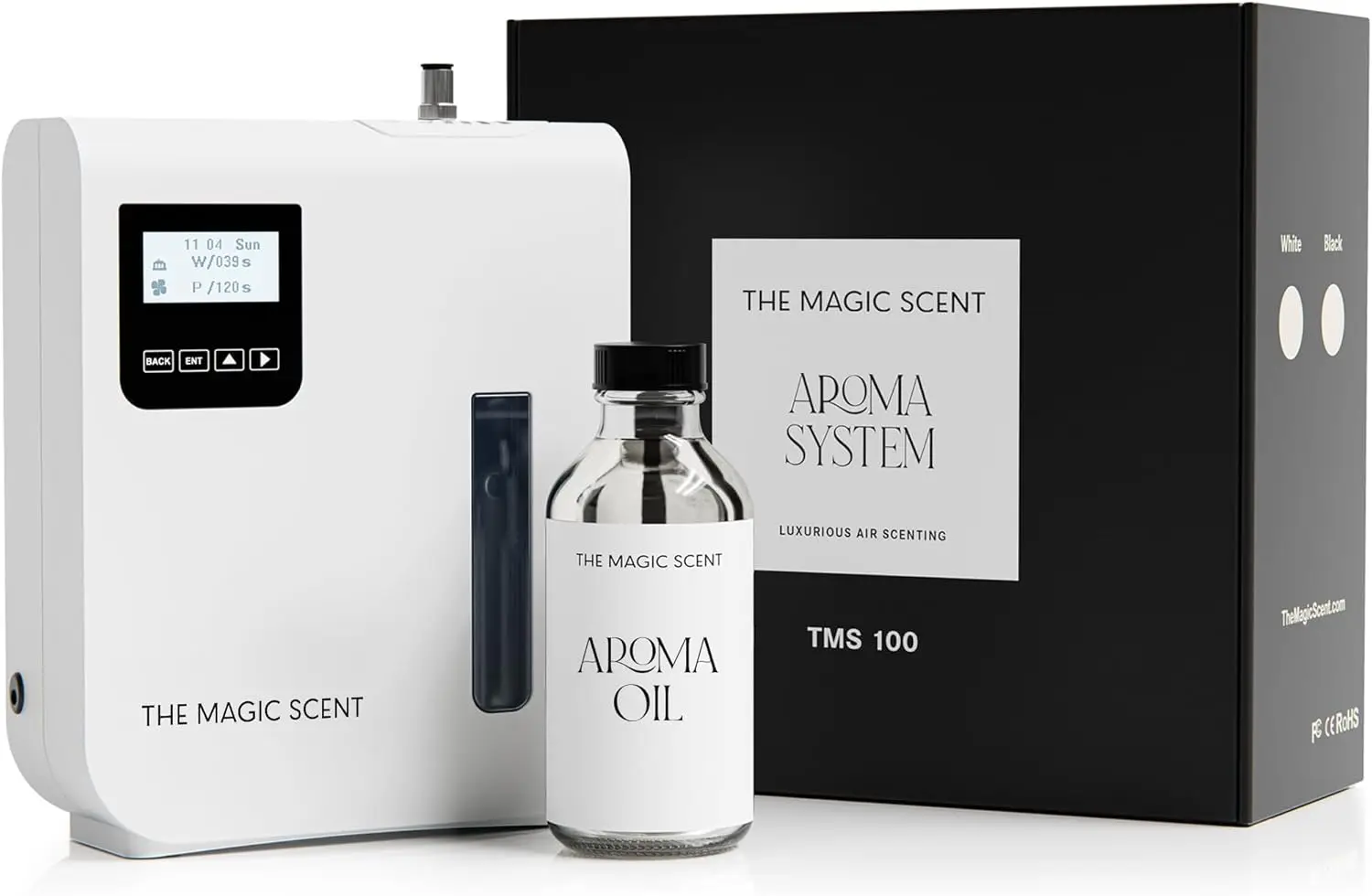 

Diffuser, Scent Air Machine for Home & Hotels, HVAC or Portable Nebulizing Diffuser - Large Room Waterless Aroma Machine