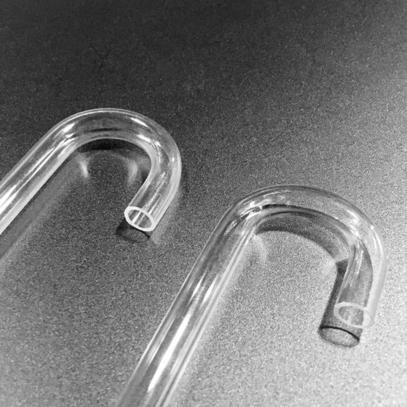 F19B Aquarium Airline Tubing Clear Acrylic Connectors U Fish for Tank Air Tube Transparent Plastic Pipe Various Sizes