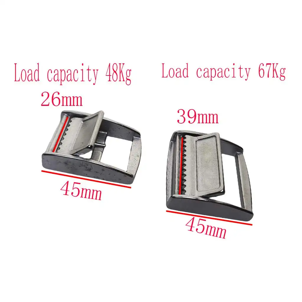 316 SS Belt Buckle Ratchet Tie Down Strap Cam or Webbing Cargo Lashing Lash Luggage Bag Belt Metal Buckle