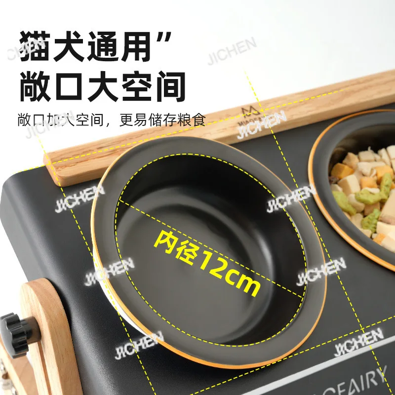 

ZQ миска для собак миска для кошек большая регулируемая металлическая миска для корма для кошек кормушка для собак принадлежности для корма для домашних животных