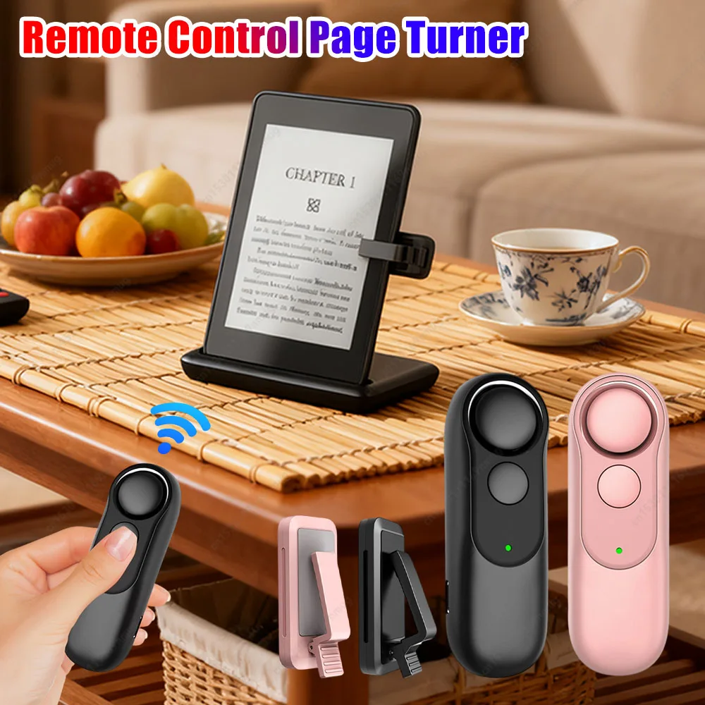 New RF Remote Control for Kindle Paperwhite Kobo E-Reader Page Turner Video Recording Remote Trigger Phone Camera Shutter Selfie