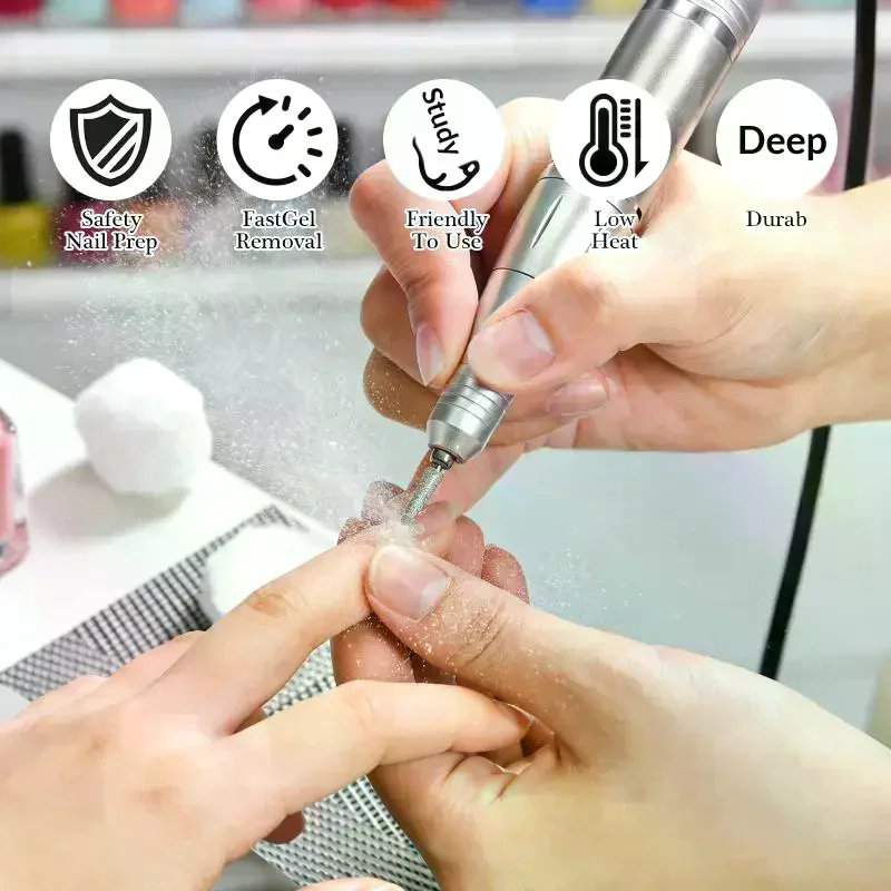 10 ピース/ロット電気ネイルドリルビットマニキュアペディキュア用タングステン角質除去爪研磨研削ヘッドマニキュアツール