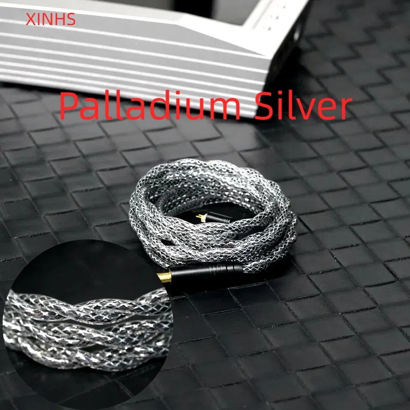 

XINHS S99 2-core black gold palladium silver silver plated copper earphones HIFI upgrade cable