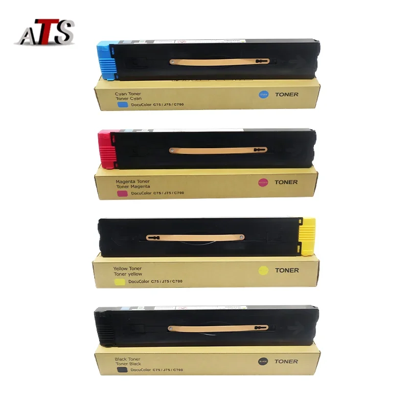 1PC CMYK600g C700 Toner Cartridge for Xerox Color C75 J75 Press Compatible 700i 700 Digital Color Press Copier Cartridges Powder