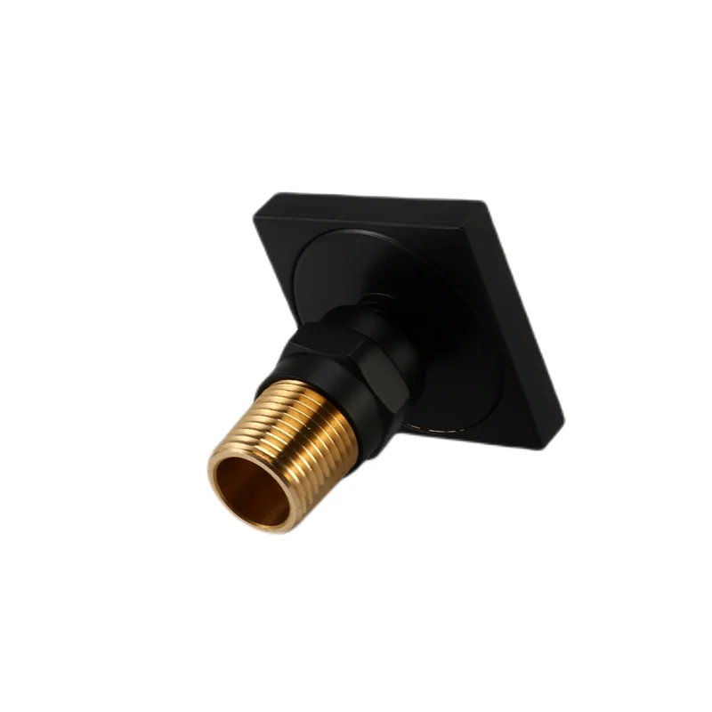 

8X Shower Spa Brass Square Massage Body Jets Spray Body Shower Head, Brushed Nickel Matte Black-B61B