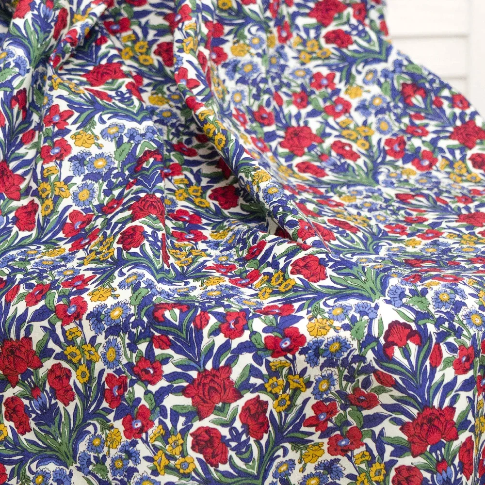 145 x 50 cm, Frühling und Sommer, superdichter Baumwoll-Popeline-Stoff für Damenkleider, Kinderbekleidung, Heimkleidung, Nähprojekt – Detail 18