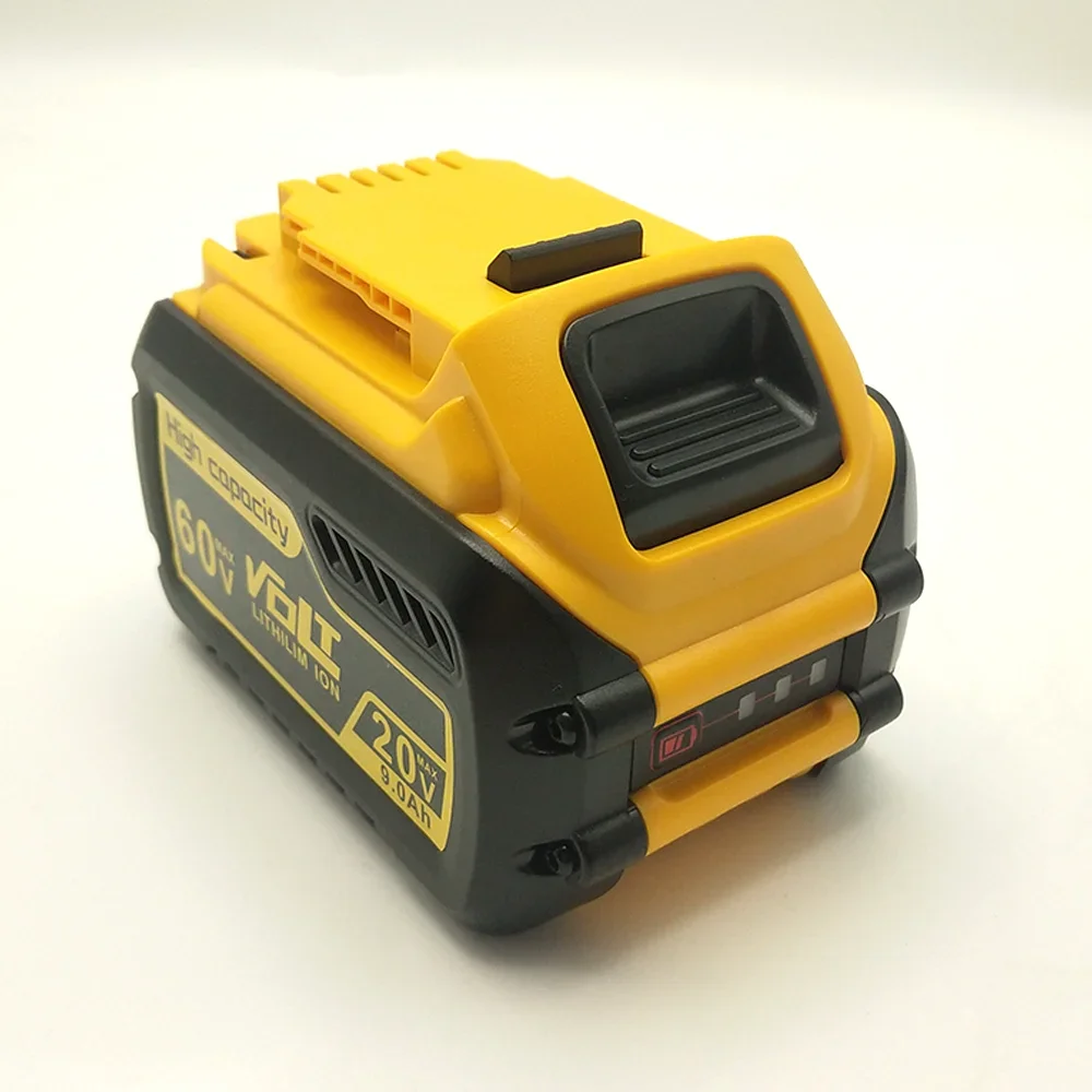 For Dewalt 20V/60V 9000mAh Rechargeable Battery DCB200 60V MAX Flexvolt Hammer DCB609 DCB205 DCB206 DCB209 Power Tool Battery