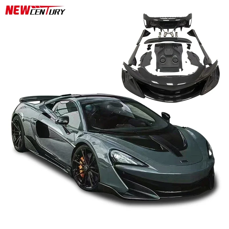 Niedrige Konfiguration Upgrade hohe Konfiguration 600LT Carbon Body Kit Front-und Hecks toß stangen haube für McLaren 540C 570S