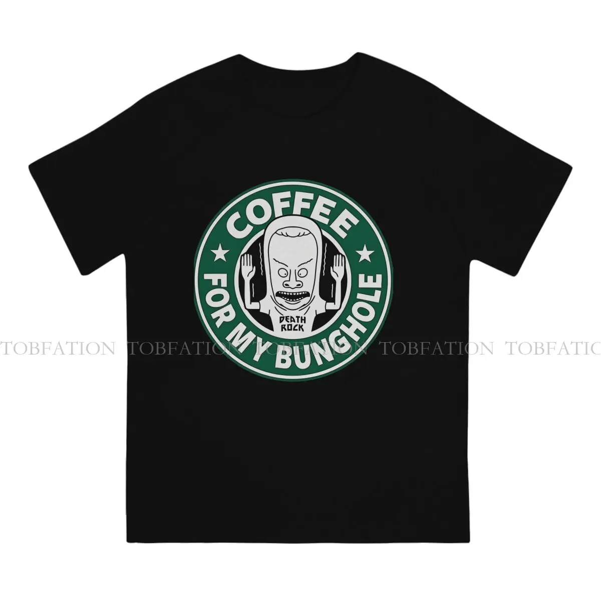 Beavis And Butthead Cartoon Movie Coffee Tshirt Homme Men's Streetwear Blusas Cotton T Shirt For Men