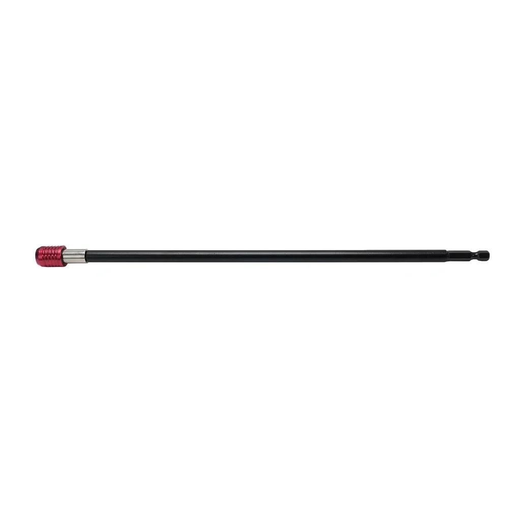 

Magnetic 1/4 Inch Drive Screwdriver Bit Holder Extension Rod 300mm with Quick Release Locking Sleeve for Stable Bit Holding