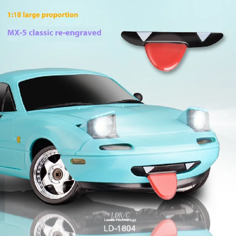 2024 New LD1804 Mazda Mx5 Premium Version Rc Drift Car Rc Cars With A Gyroscope Rear-Wheel Drive Toy Car Birthday Toys For Kid