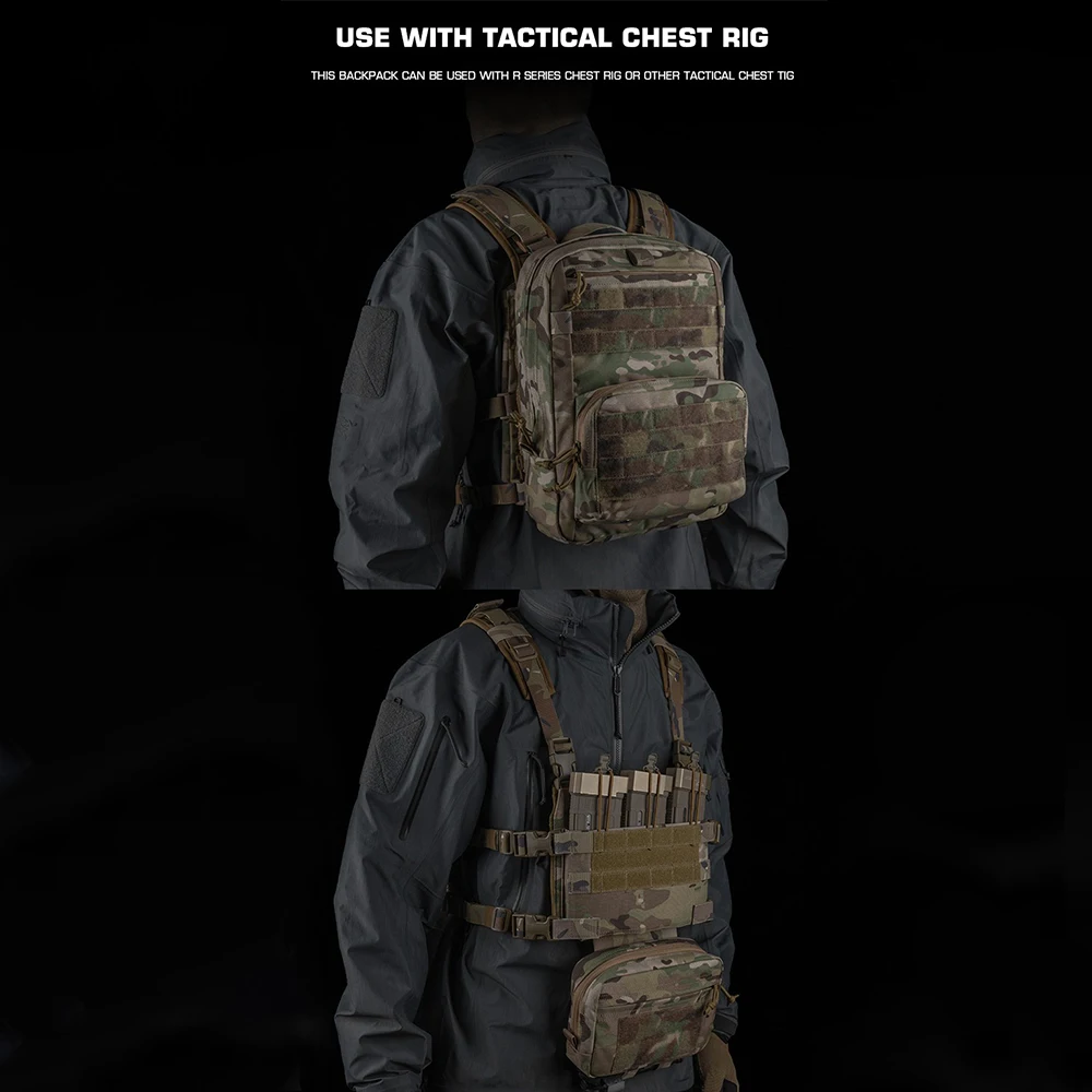 R Assault Tactical Backpack Set Outdoor Large Capacity Equipment Pack Can be External Accessory Bag Hunting Hiking Camping Equip