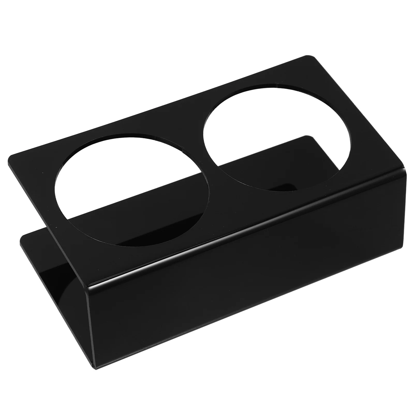 

1pcs Acrylic Water Cup Rack Black Display Stand Bottle Holder Storage Organizer For Kitchen Cabinets Hotels Supermarkets