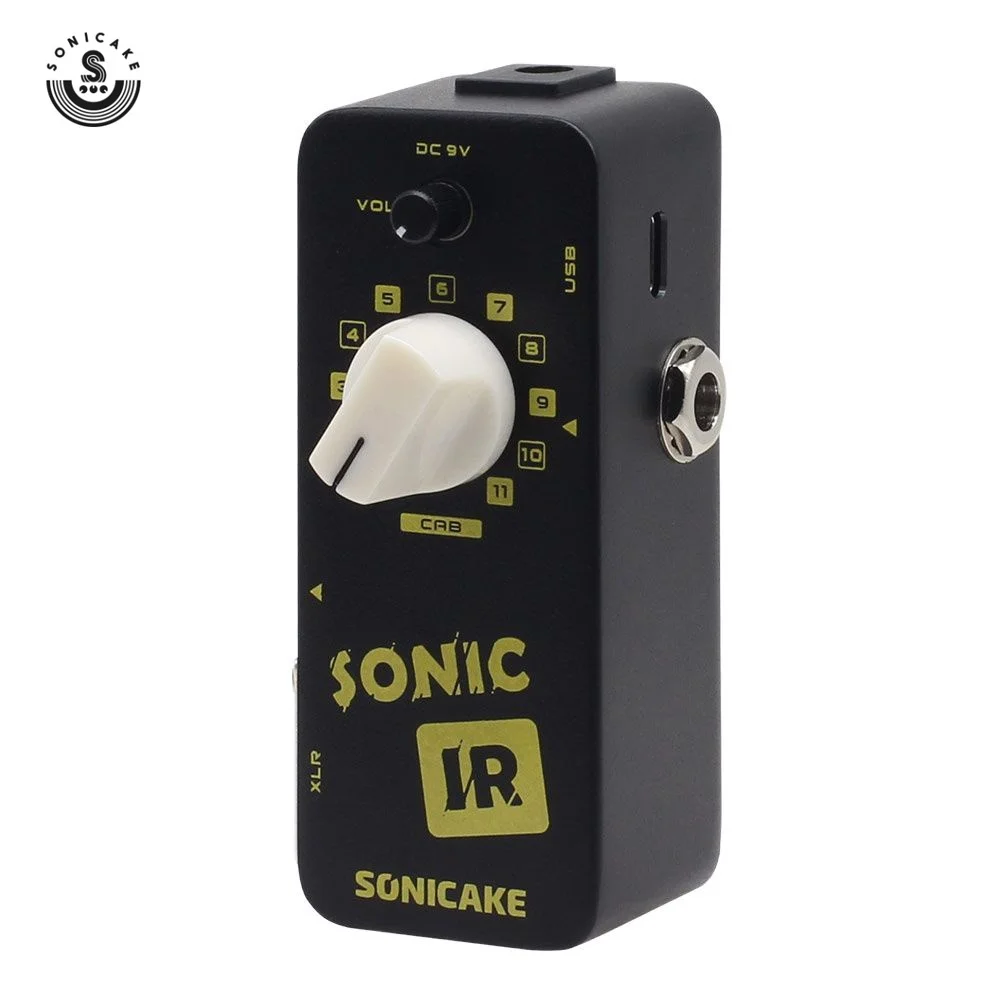 SONICAKE Sonic IR Speaker Cabinet Simulator Impulse Response Loader Guitar Bass Effects Pedal QSS-12