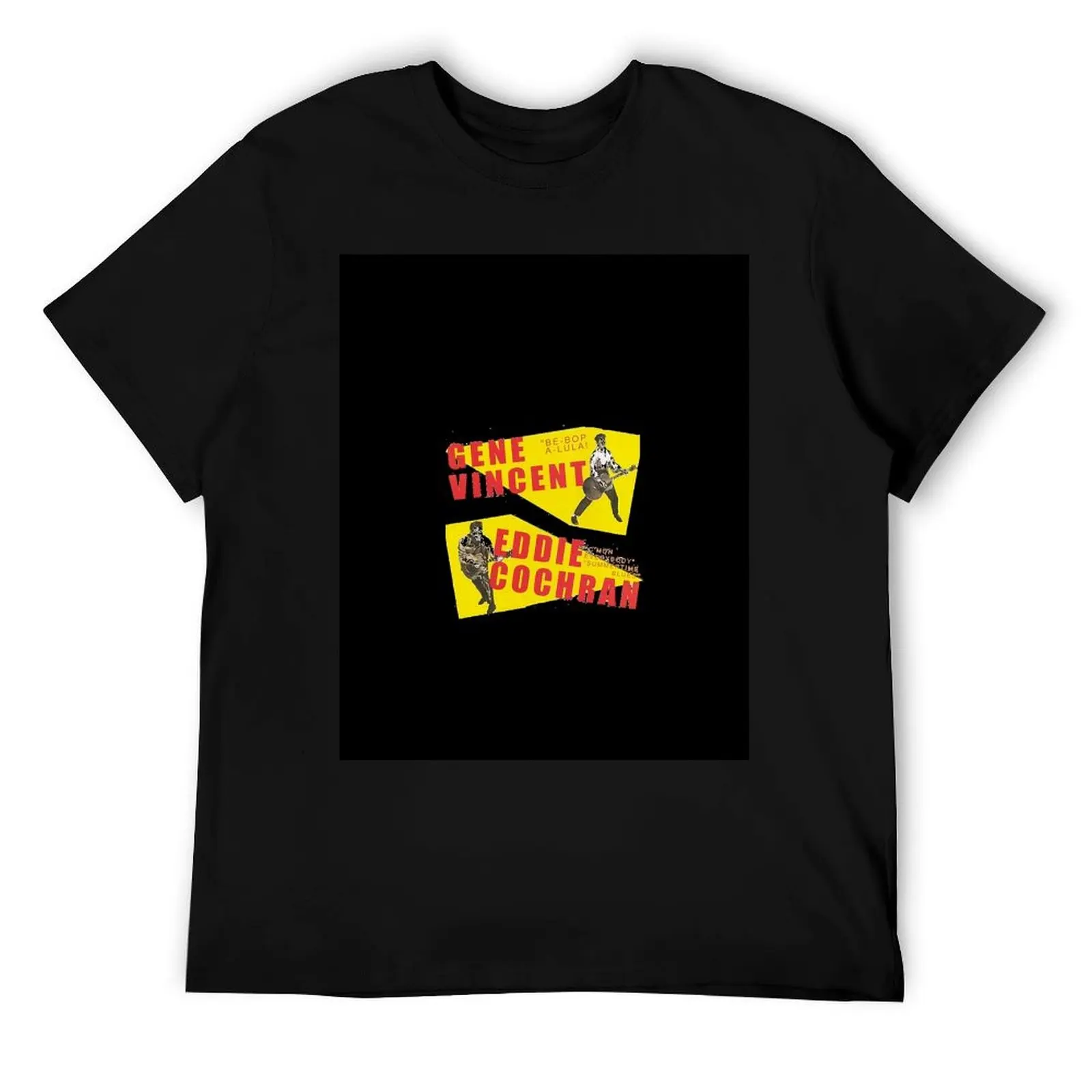 

Eddie Cochran Gene Vincent T-Shirt t shirts for man slim fit cotton t shirts man 100% t shirt man casual T-Shirt