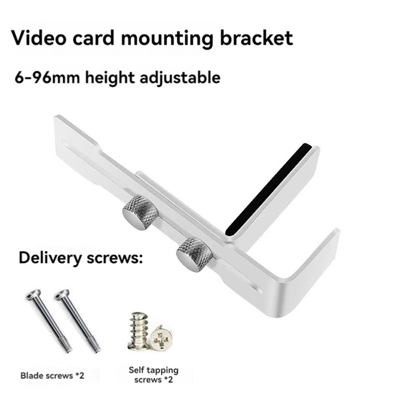 GPU Support Frame Adjustable GPU Brace Prevent Sagging Video Card Support Bracket For Chassis 12Cm Fan Position