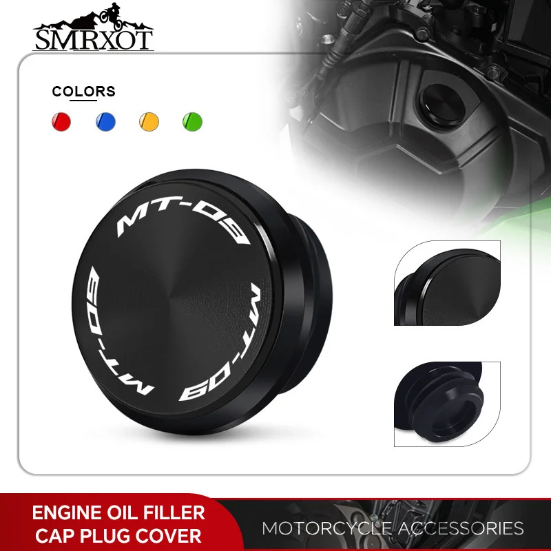 

Engine Oil Cap For MT-09 FZ09 FJ09 MT01 XSR900 Motorcycle M20X2.5 Oil Cap Bolt Screw Protection Cover mt09 mt01