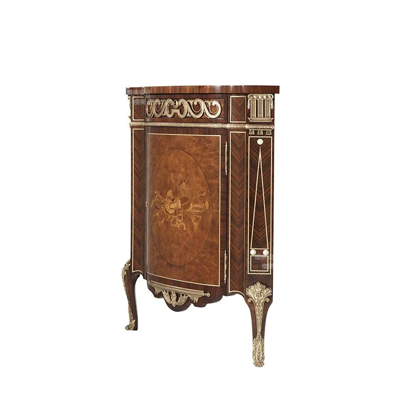 English Alexander Villa Corner Cabinet, La Casa Neoclassical Living Room Paint Wall Cabinet