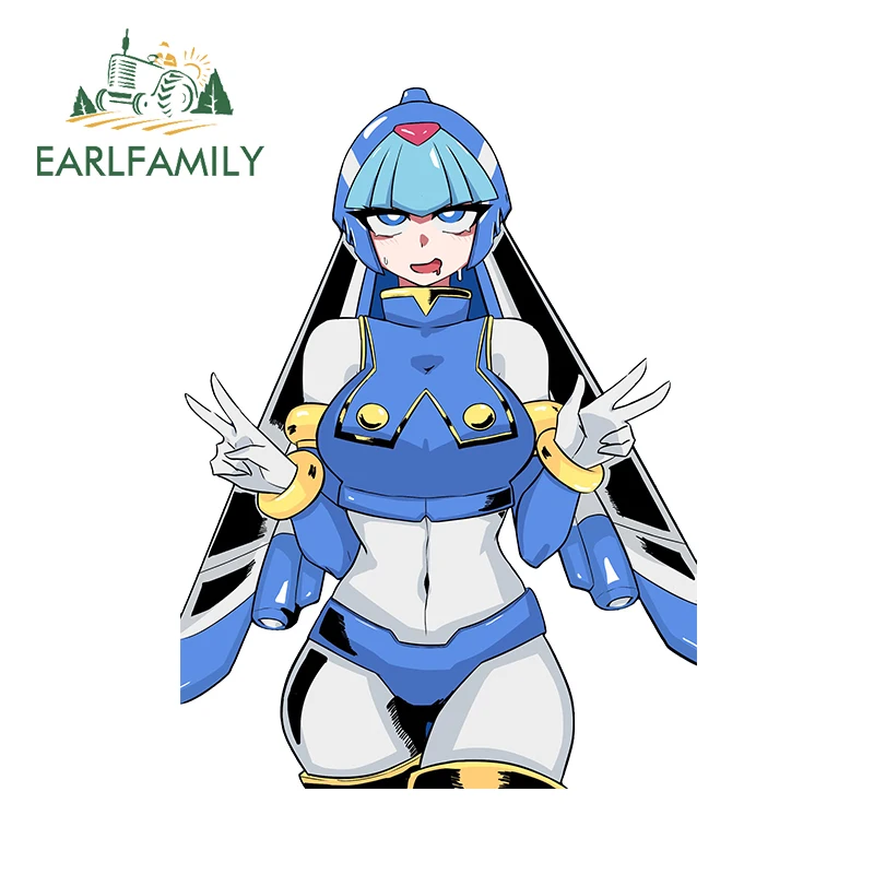 EARLFAMILY 13cm x 9.6cm Fairy Leviathan Zero Car Stickers Rock Locomotive Original Megaman Decal Car Accessories Ahegao Decor