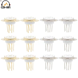 8 Pin K8A Octal Ceramic Tube Sockets Valve Base Long Pins for KT88 KT66 6SN7 5AR4 GZ34 5881 6V6 5U4G 6550 6J7 6SJ7 AMP DIY