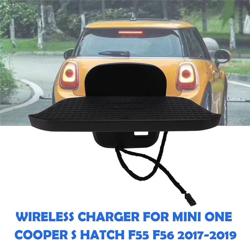 

Car Dashboard Holder Quick Wireless Charger Accessories Parts Component For BMW Mini Cooper S Hatch F55 F56 2017-2019
