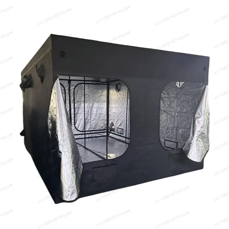 Lightproof 300x300x200cm Mycelium Incubation Tent Mushroom Growing Chamber Fruiting Tent with Observation Window Ventilation