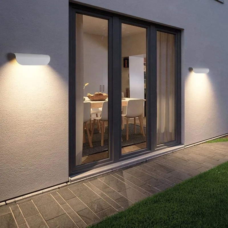 Modern Aluminum LED Wall Light Indoor Wall Lamp IP65 Waterproof Outdoor Garden Patio Entrance Door Decorative Lighting Wall Lamp
