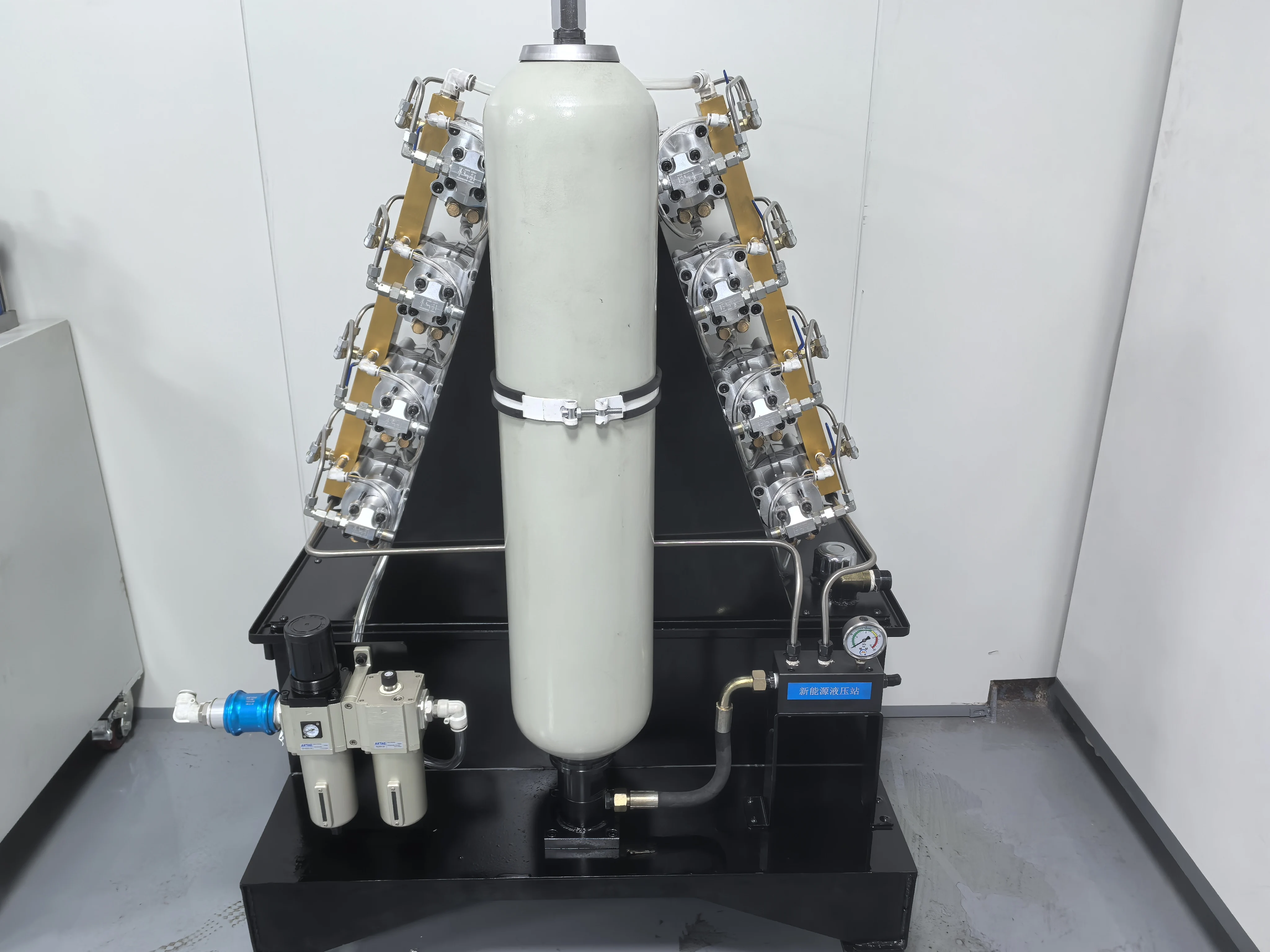 High-Performance Aluminum Hard Chrome Plated Pneumatic Hydraulic Station Double Acting Cylinder 200MPA Pressure for Heavy