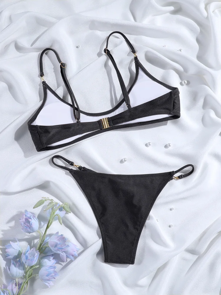 Rinabe Green Bikini Push Up Bikinis String Swimwear High Cut Swimsuit Vacation Swimsuits Two-Piece Bathing Suit