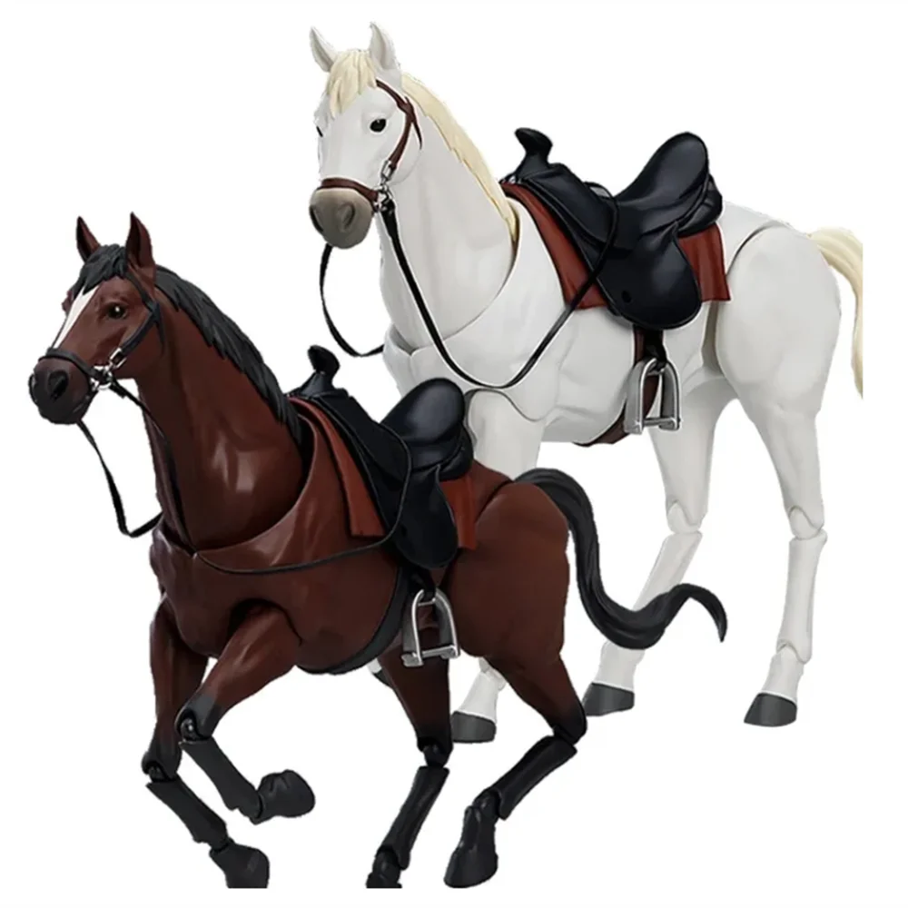 

Новая фигурка Horse Figma 246: Декоративная модель с подвижными суставами, коричнево-белая, из ПВХ, 16 см